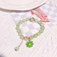 DIY Handmade clearance candy bracelet beads, all-match sunflower small zou chrysanthemum bracelets with mixed colors and pendant bracelets